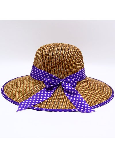 اشتري New Sunshade and Sunscreen Summer Cool Mat Hat Countryside Hat في الامارات