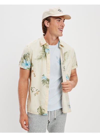 Buy AE Tropical Button-Up Resort Shirt in Saudi Arabia