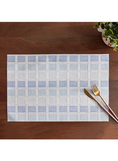 اشتري Myra Checked PVC Placemat 45x30 cm في الامارات