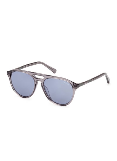 اشتري Men's UV Protection Pilot Shape Acetate Sunglasses GA722320V54 - Lens Size: 54 Mm - Grey في الامارات