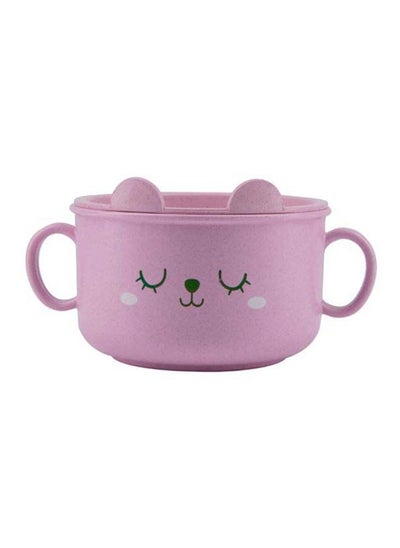 اشتري Kids Bowls Feeding Bowl With Handle - Pink في الامارات