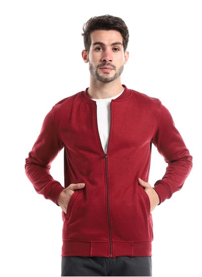 Buy Mens Sweat Shirt With Front Pockets And Through Zipper in Egypt