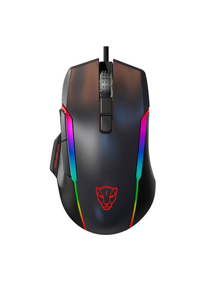 اشتري V90 Mouse USB Wired Gaming Mouse RGB Gaming Mouse Ergonomic Mice with 8 Adjustable DPI for Desktop Computer Laptop في الامارات