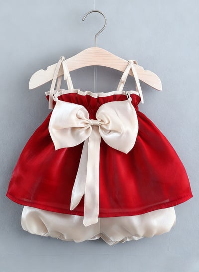 Newborn Baby Girl Dress and Bloomers 2-Piece Set, Tulle Sleeveless Elegant Party  Dress and Shorts, Special Occasion Outfit, Baptism Photo Shoot Dress, Gift  Set for Newborns, 80cm (8M) price in Saudi Arabia |