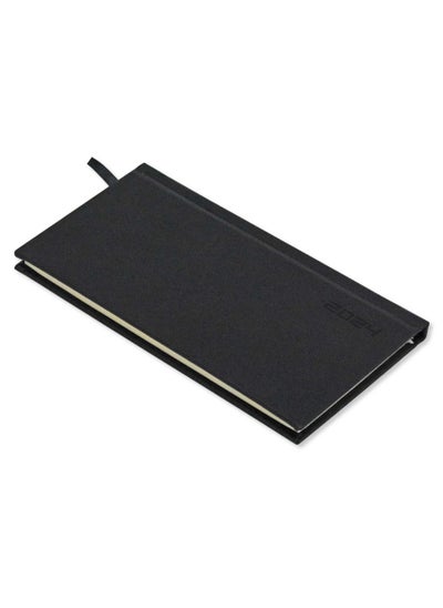 اشتري Fis 2024 Slim Diary,Italian Pu English, Hard Cover, Black -FSDI57E24BK في الامارات