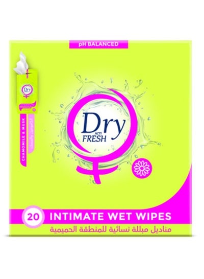 Buy Fresh Intimate Feminine Wipes, MUSK, 20 Wipes in Egypt