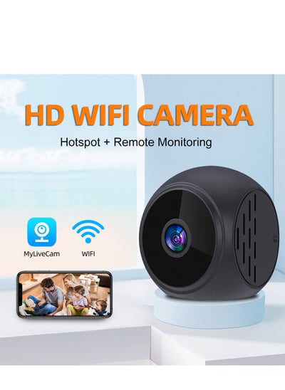 Buy WK12 WIFI Mini Camera IP Cameras Infrared Night Version Video Recorder Motion Activated HD DVR Cam WIFI Camera. in UAE