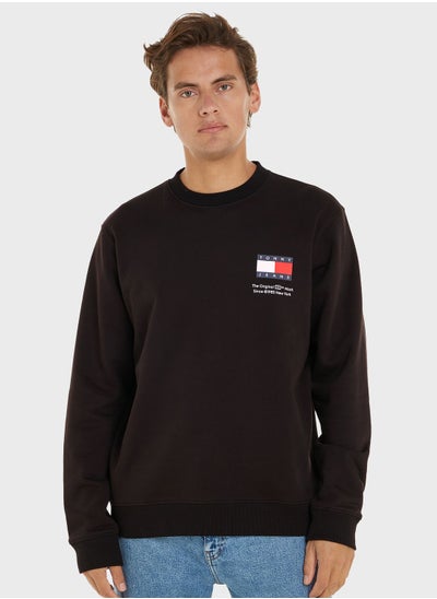 Buy Monogram Crew Neck Sweatshirt in UAE