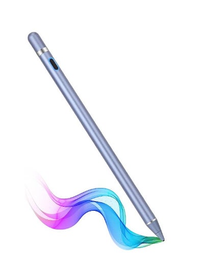اشتري قلم رصاص رقمي أنيق قابل لإعادة الشحن عالمي لهاتف iPhone/iPad Pro/Mini/Air/Android وشاشات اللمس الأكثر سعوية في الامارات
