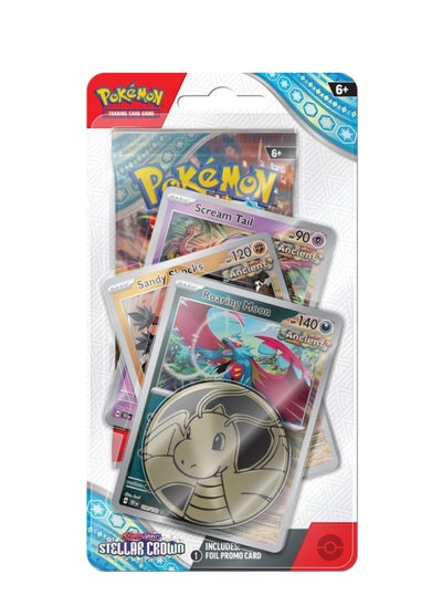 Buy Pokemon TCG: Scarlet Violet Stellar Crown Premium Blister Checklane in UAE