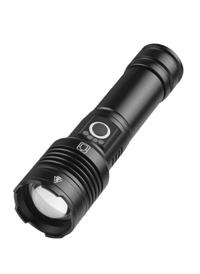 Led Brightest Flashlights High Lumens Rechargeable, Zoomable Tactical ...