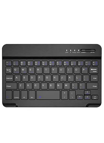 Buy Portable, Wireless Bluetooth Keyboard 8inch Black in UAE