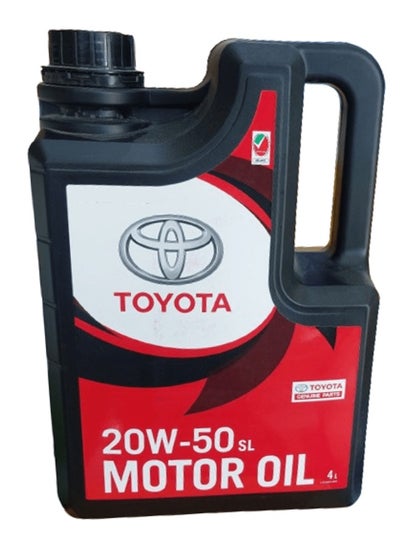 Buy TOYOTA GENUINE MOTOR OIL 20W50 SL 4LTR in UAE