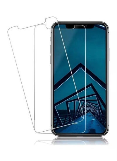 اشتري 2 PACK Tempered Glass HD Screen Protector For Apple iPhone XR Clear في الامارات