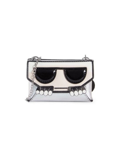 Buy Karl Lagerfeld Faux Leather Cardholder-On Chain in UAE