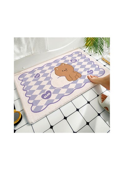 اشتري New Bathroom Anti Slip Diatomaceous Earth Floor Mat في السعودية