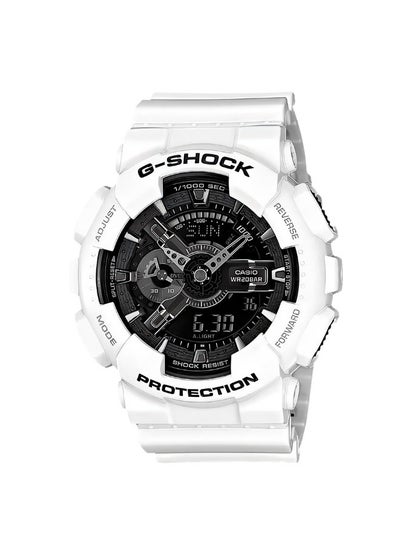 Buy G-Shock White Men's Watch Fashion Analog Digital Quartz Watch GA-110 in Saudi Arabia