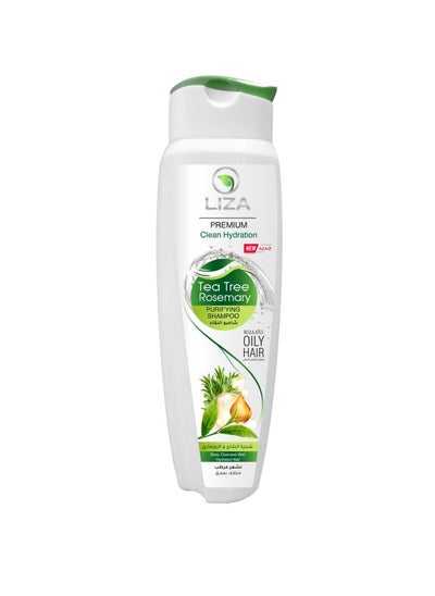 Buy Liza Premium Purifying Shampoo - 600 ml Tea Tree oil & Rosemary in Egypt