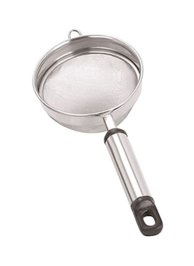 Buy Pipe Handle Tea Strainer Silver 8.5cm in UAE