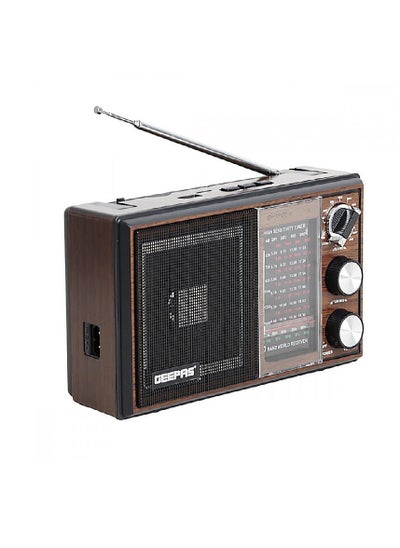 Buy Geepas FM Rechargeable 10 Band Radio in Saudi Arabia