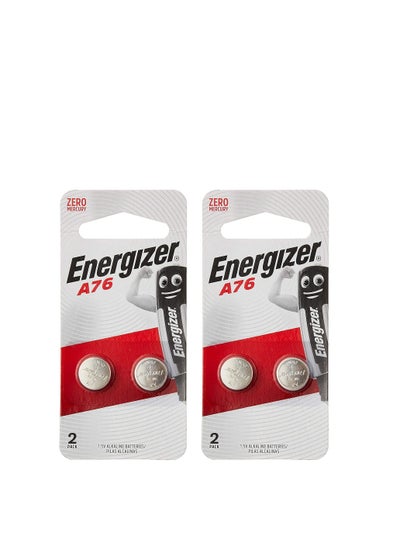 Buy 4-Piece A76 Alkaline Battery Set in UAE