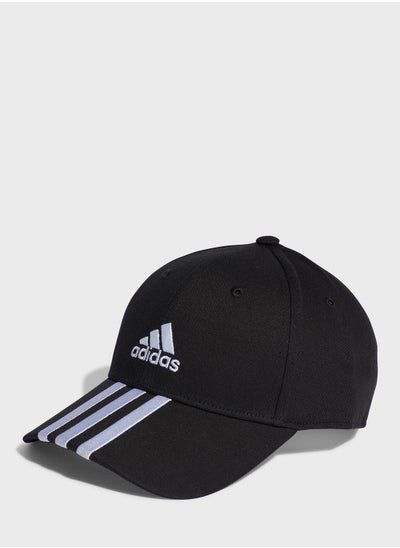 اشتري 3 Stripes Cotton Twill Cap في السعودية