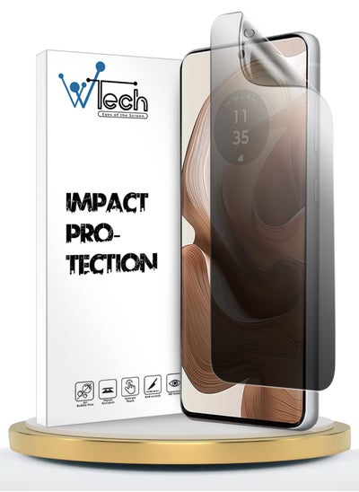 اشتري Motorola Edge 50 Ultra 5G 2024 Premium Anti Spy / Anti Privacy Film Thin And Flexible Screen Protector Clear في الامارات