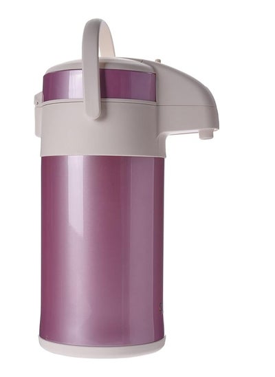 Buy Pressure flask for tea and coffee 4 liter SHAHA 311115055 Air Pot 4L Purple in Saudi Arabia