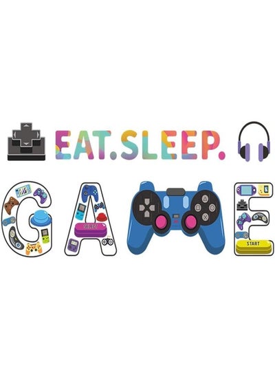 Buy Wall Decal Eat Sleep Game Wall Stickers in UAE