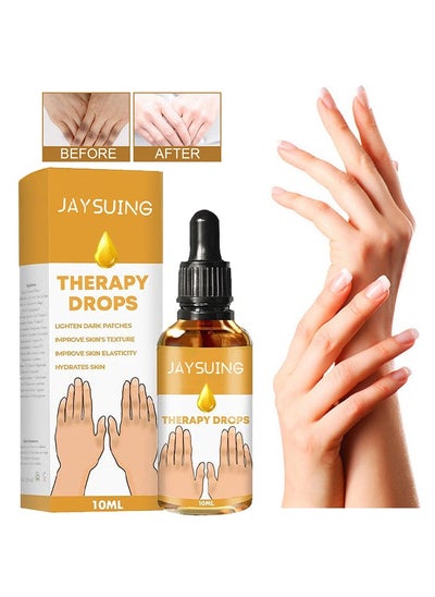 Buy Therapy Drops-Dark Knuckle Whitening Serum 7 days Treatment for Dark Spots in Hand and Feet Knuckles Exfoliating Improves Dullness Powerful Whitening Effect for Men and Women 10ml in UAE