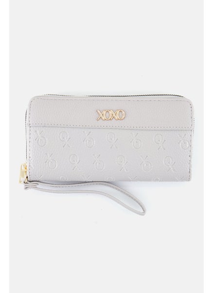 اشتري Women Brand Logo Purse 23 x L 13 x H 4 x W cm, Beige في الامارات