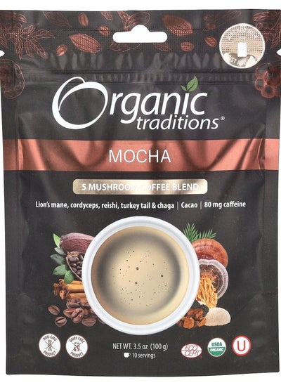 Buy 5 Mushroom Coffee Blend Mocha 3.5 oz (100 g) in UAE