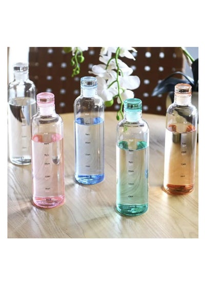 Buy Leakproof Design Acrylic Water Bottle - 500ml 1pc Multicolour in Egypt