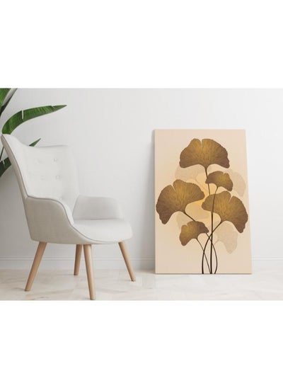 Buy Modern Abstract Ginko Leaf Wall Art 60x40 in Egypt