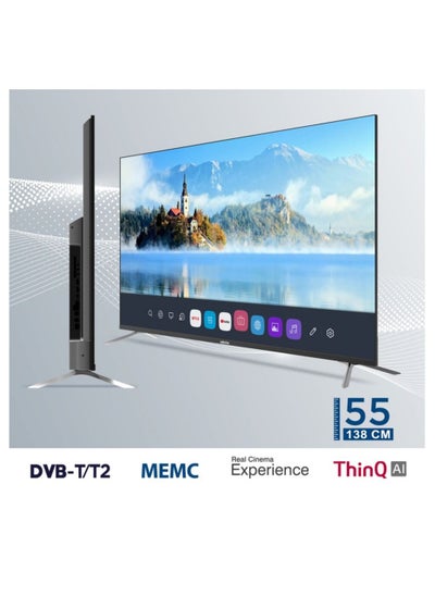 Buy 55-Inch Smart LED WebOS TV, 4K UHD HDR, 138 CM (55) B55UHD4EKC, Apple TV, Bezel-less Design, Dolby Audio, Magic Remote, ThinQ AI, MEMC, BT 5.1, 1.5 GB RAM & 8 GB ROM in UAE