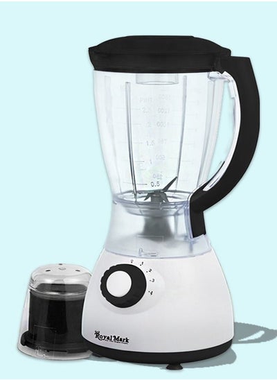 اشتري 2 In 1 Electric Blender With Grinder 1500 ML 350W RMB-334-A في الامارات