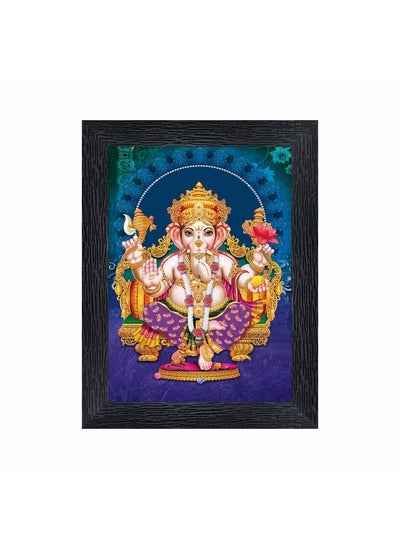 Buy Ganeshji Religious Wood Photo Frames With Acrylic Sheet (Glass) For Worship/Pooja(Photoframe,Multicolour,6X8Inch) 20668 in UAE