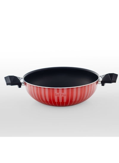 اشتري Saif plus 27cm wok without glass lid,with/2 ears في السعودية