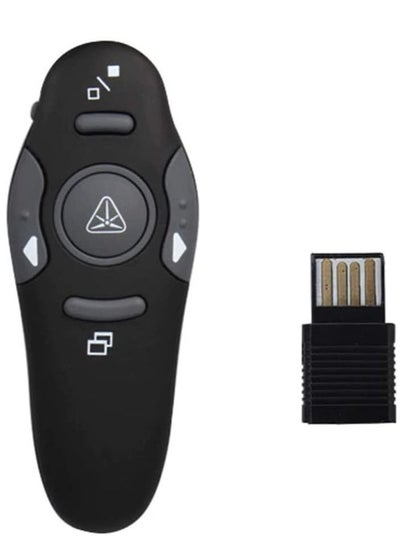 Wireless USB Power Point Presentation Remote Control Laser Pointer Pen ...