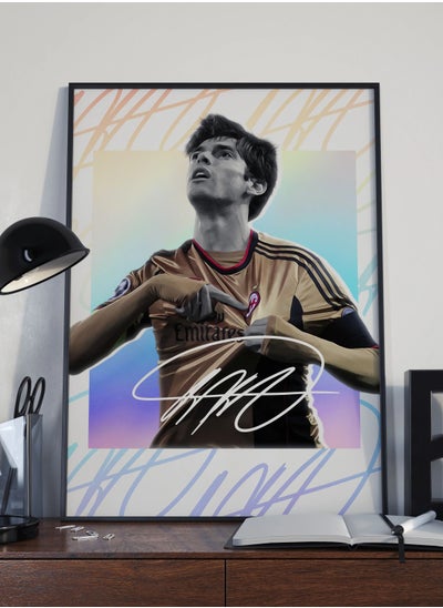 Buy Kaka Ac Milan Poster With Frame 30x40 cm in UAE