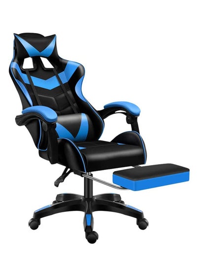 Buy Ergonomic Gaming Chair Racing Style Adjustable Height High Back PC Computer Chair with Headrest and Lumbar Support Executive Office Chair in Saudi Arabia