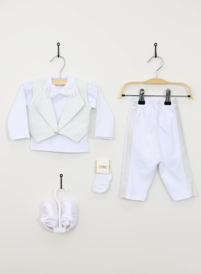 Buy 4-Piece Baby Boy Gift Suit Set in Saudi Arabia
