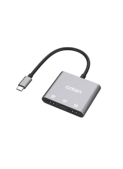 Buy Onten USB -C to HDMi*2 Adapter With PD 3.0 in Egypt