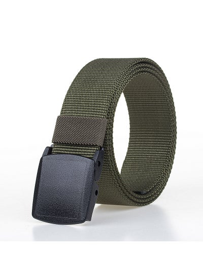 Buy YKK Nylon Belt No-Metal Unisex TacticalArmy Green Army Green in UAE