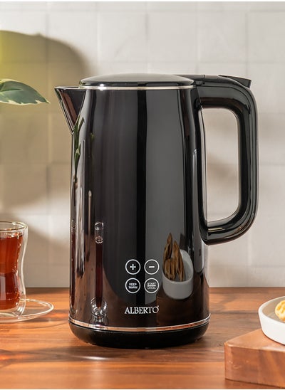 Buy Alberto Digital Kettle Double Wall 1.7l, 1850-2200w in Saudi Arabia