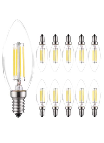 Candle Bulb Clear E14 40w Pack Of 10