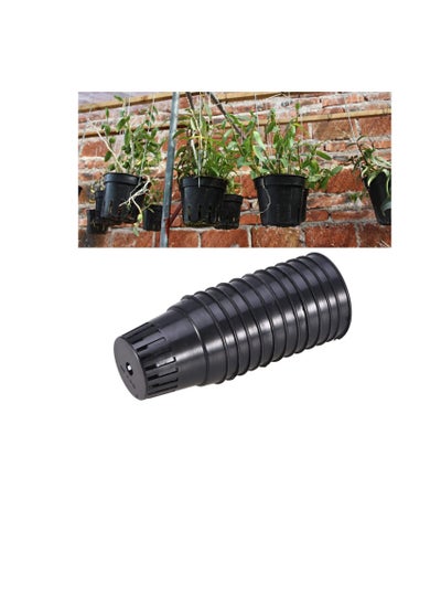 Buy Net Pots for Hydroponics,6Pcs Plastic Net Cups Aquarium Aquatic Water Plant Grass Cultivate Planting-Black in UAE