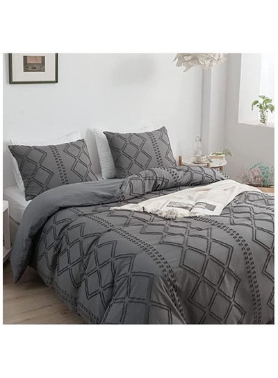 Buy Duvet Cover King Set Bohemia Stylish Bedding Set Ultra Soft Fluffy Breathable Duvet Covers for All Seasons 6 PCS Includes 1 Duvet Cover 1 Fitted Sheet 4 Pillowcases in UAE
