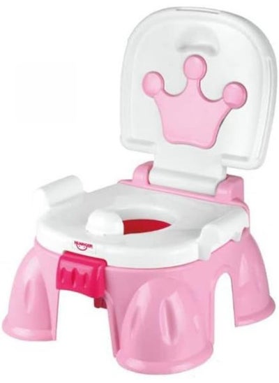 Buy Huanger 3in1 Training Toilet For Children With Music, Potty for Kids, Potty, Toilet Seat and step stool-Pink in Egypt