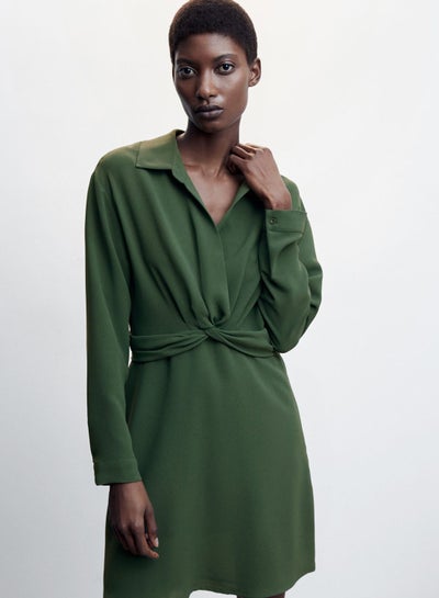 Buy Front Twist Detail Dress in Saudi Arabia